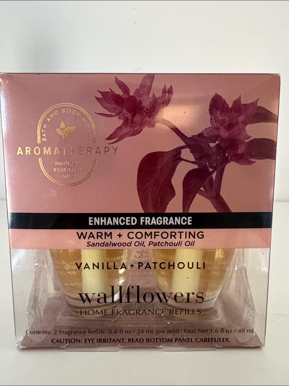 Bath and Body Works Vanilla + Patchouli Wallflowers Refill 2 Pk - Picture 2 of 6